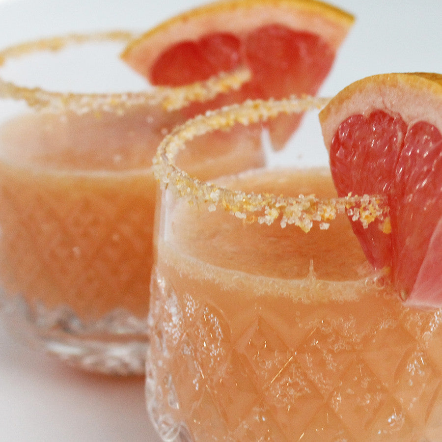 salty paloma heartbreaker grapefruit sugar cocktail rimmer