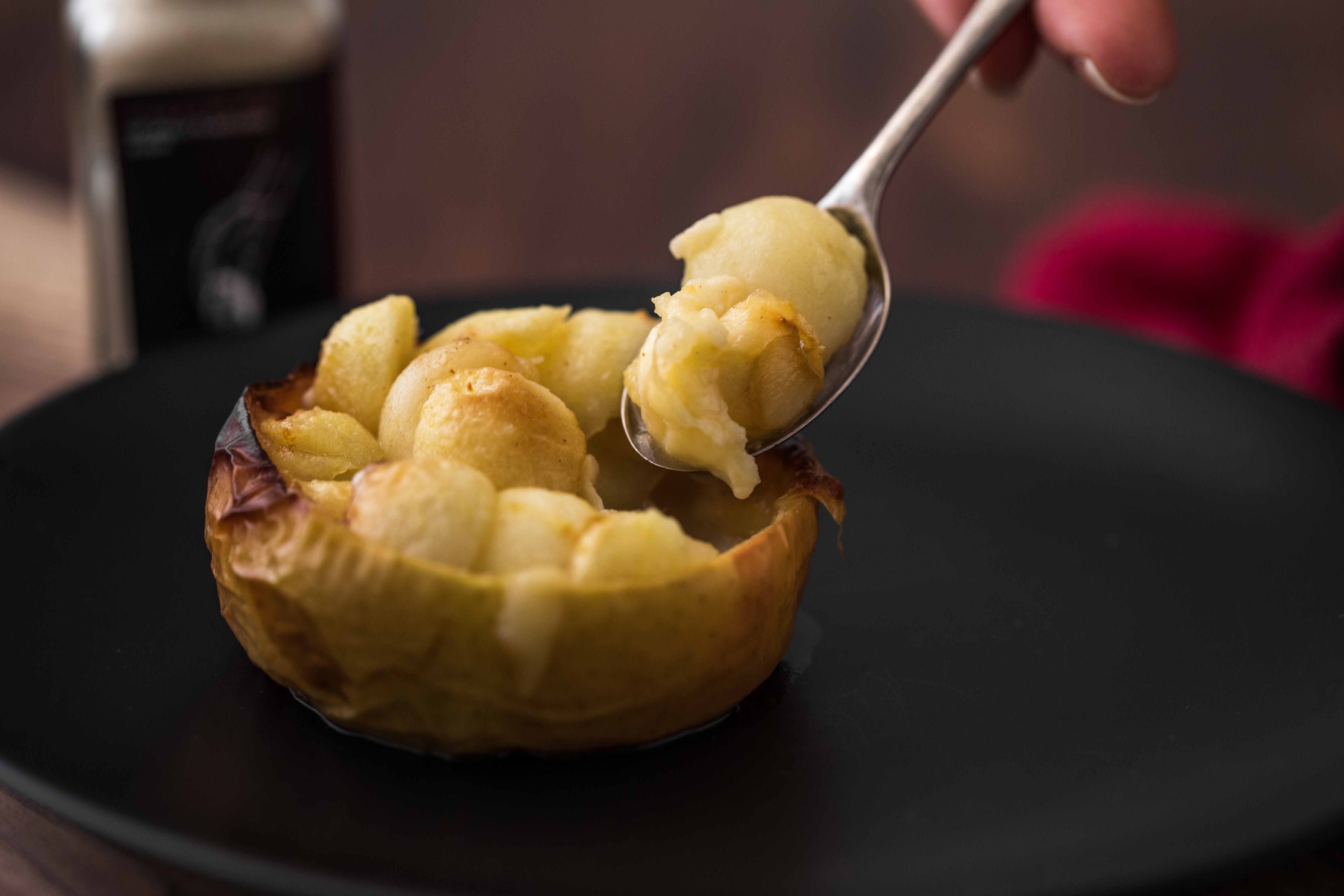 Sweetie Pie Baked Apple Cheddar Dessert recipe | Salty